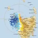 Live West Takone Weather Radar - 128km - Doppler Wind