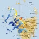 Live West Takone Weather Radar - 128km - Doppler Wind