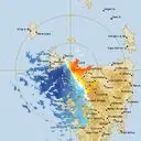 Live West Takone Weather Radar - 128km - Doppler Wind
