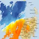 Live West Takone Weather Radar - 128km - Doppler Wind