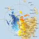 Live West Takone Weather Radar - 128km - Doppler Wind