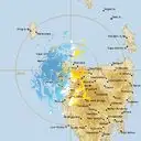 Live West Takone Weather Radar - 128km - Doppler Wind