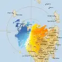 Live West Takone Weather Radar - 128km - Doppler Wind