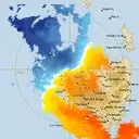 Live West Takone Weather Radar - 128km - Doppler Wind