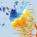 Live West Takone Weather Radar - 128km - Doppler Wind