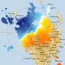 Live West Takone Weather Radar - 128km - Doppler Wind