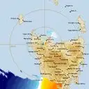 Live West Takone Weather Radar - 128km - Doppler Wind