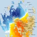 Live West Takone Weather Radar - 128km - Doppler Wind