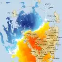Live West Takone Weather Radar - 128km - Doppler Wind