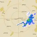 Live Longreach Weather Radar - 128km - Rain Rate