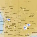 Live South Doodlakine Weather Radar - 256km - Rain Rate