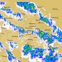 Live South Doodlakine Weather Radar - 128km - Rain Rate