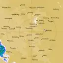 Live South Doodlakine Weather Radar - 128km - Rain Rate