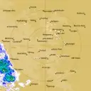 Live South Doodlakine Weather Radar - 128km - Rain Rate