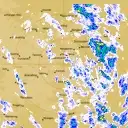 Live South Doodlakine Weather Radar - 128km - Rain Rate