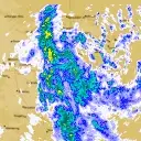 Live South Doodlakine Weather Radar - 128km - Rain Rate
