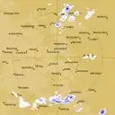 Live South Doodlakine Weather Radar - 128km - Rain Rate