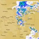 Live South Doodlakine Weather Radar - 128km - Rain Rate