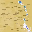 Live South Doodlakine Weather Radar - 128km - Rain Rate