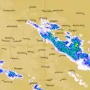 Live South Doodlakine Weather Radar - 128km - Rain Rate