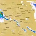 Live South Doodlakine Weather Radar - 128km - Rain Rate