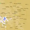 Live South Doodlakine Weather Radar - 128km - Rain Rate