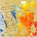 Live South Doodlakine Weather Radar - 128km - Doppler Wind