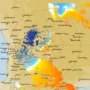 Live South Doodlakine Weather Radar - 128km - Doppler Wind