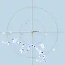 Live Norfolk Island Weather Radar - 128km - Rain Rate