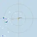 Live Norfolk Island Weather Radar - 128km - Rain Rate
