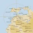 Live Darwin Weather Radar - 256km - Rain Rate