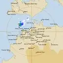 Live Darwin Weather Radar - 128km - Rain Rate