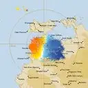 Live Darwin Weather Radar - 128km - Doppler Wind