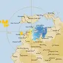 Live Darwin Weather Radar - 128km - Doppler Wind