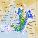 Live Adelaide Weather Radar - 256km - Rain Rate