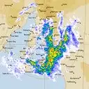 Live Adelaide Weather Radar - 256km - Rain Rate