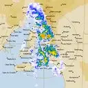 Live Adelaide Weather Radar - 256km - Rain Rate