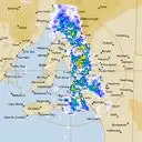 Live Adelaide Weather Radar - 256km - Rain Rate