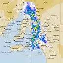 Live Adelaide Weather Radar - 256km - Rain Rate