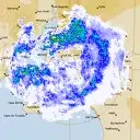 Live Adelaide Weather Radar - 256km - Rain Rate