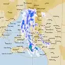 Live Adelaide Weather Radar - 256km - Rain Rate
