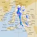 Live Adelaide Weather Radar - 256km - Rain Rate