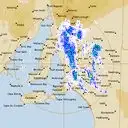 Live Adelaide Weather Radar - 256km - Rain Rate