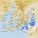 Live Adelaide Weather Radar - 256km - Rain Rate