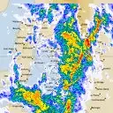 Live Adelaide Weather Radar - 128km - Rain Rate