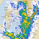 Live Adelaide Weather Radar - 128km - Rain Rate
