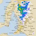 Live Adelaide Weather Radar - 128km - Rain Rate