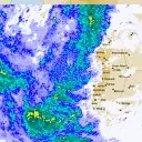 Live Adelaide Weather Radar - 128km - Rain Rate