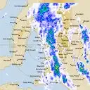 Live Adelaide Weather Radar - 128km - Rain Rate