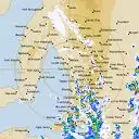 Live Adelaide Weather Radar - 128km - Rain Rate